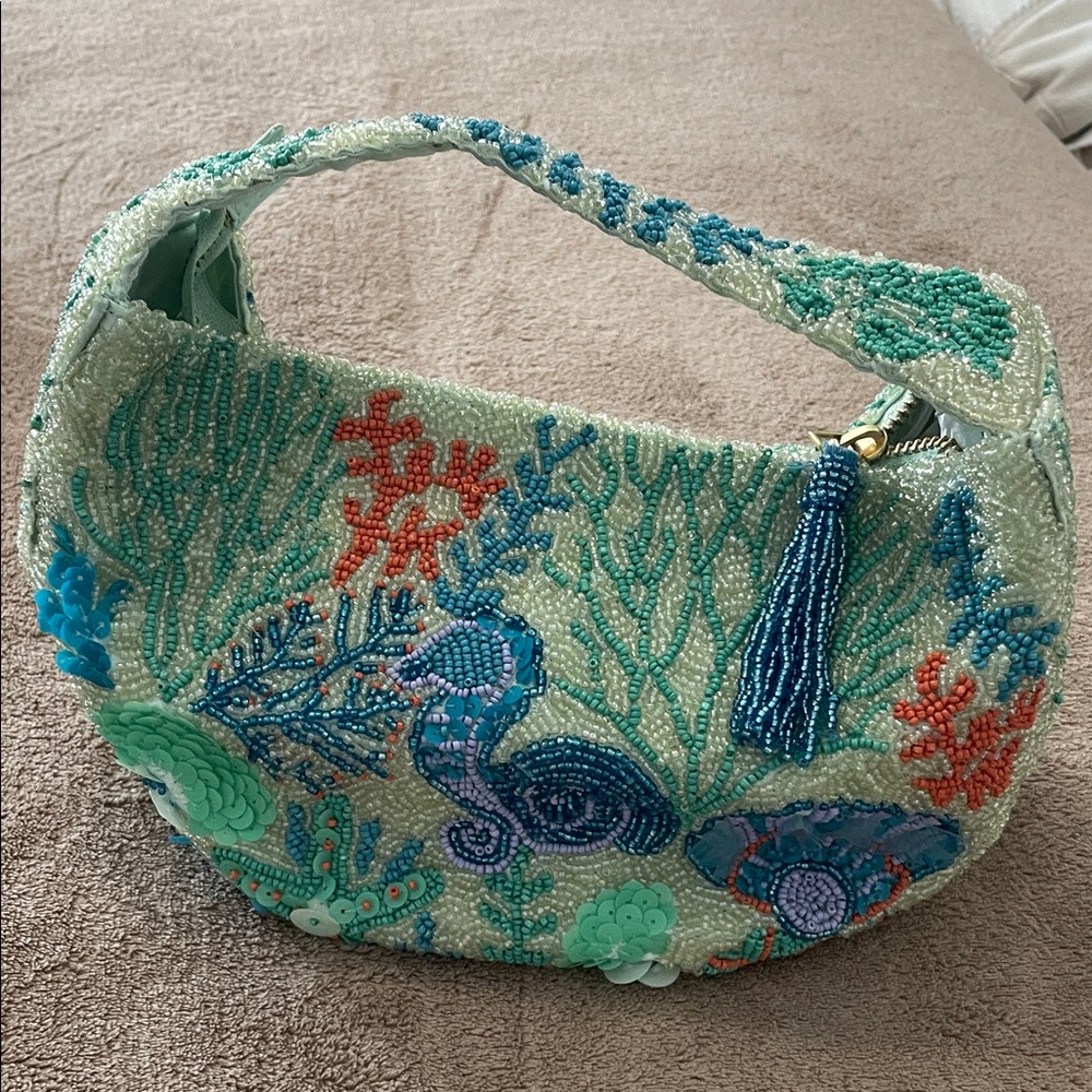 Viral TikTok Beaded Bag  Sea-Themed Made in India